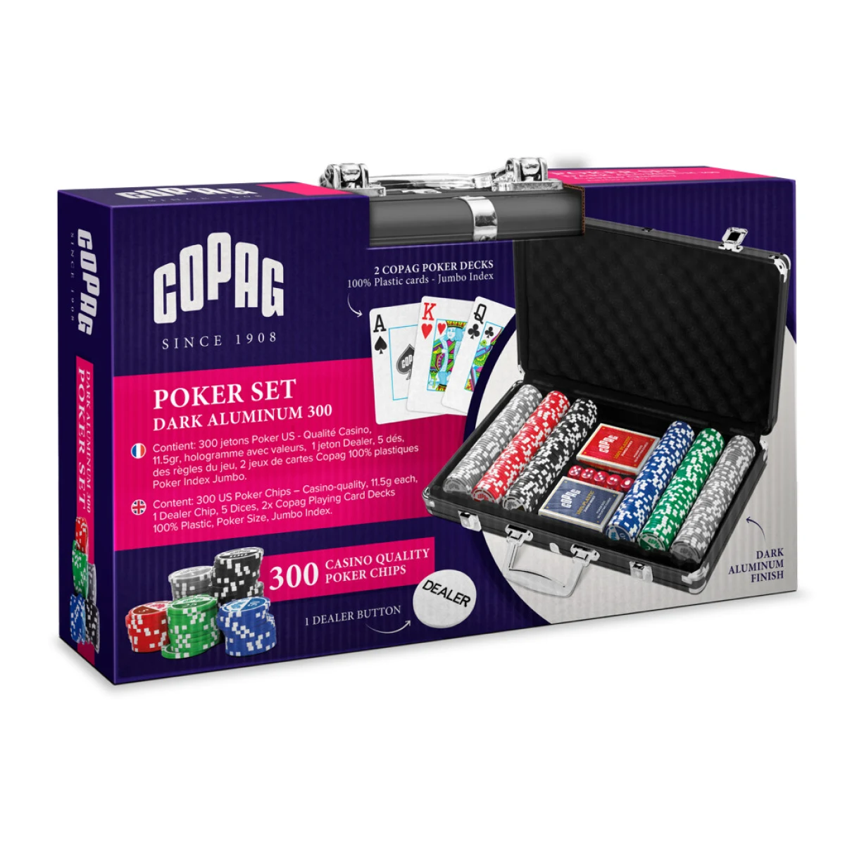 pókerkészlet 300db-os Copag Dark · záber 1