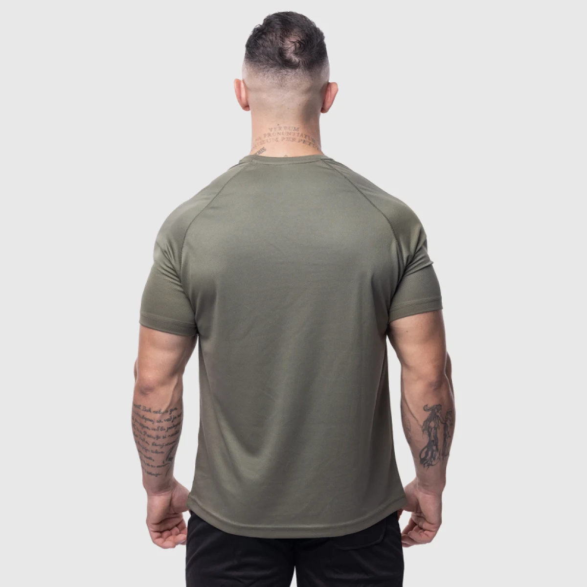Férfi sportpóló Iron Aesthetics Training, zöld · záber 5
