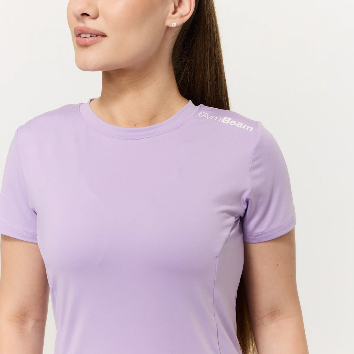GymBeam Limitless női sportpóló Lavender · záber 2
