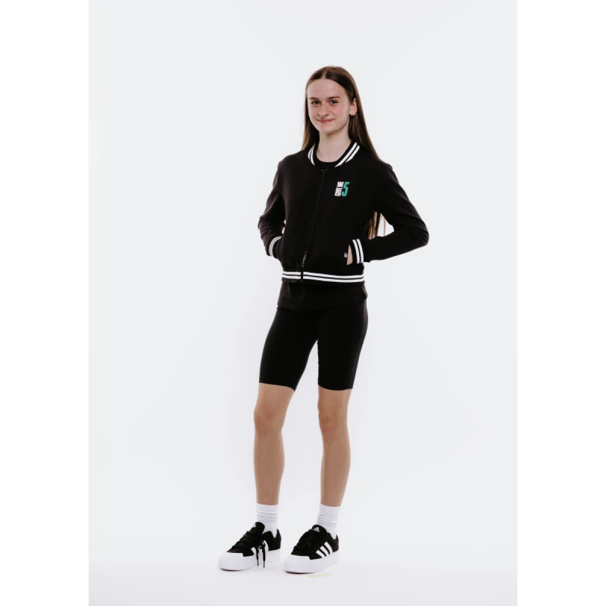Lány leggings AUTHORITY TS-LEGGINGS G black · záber 11
