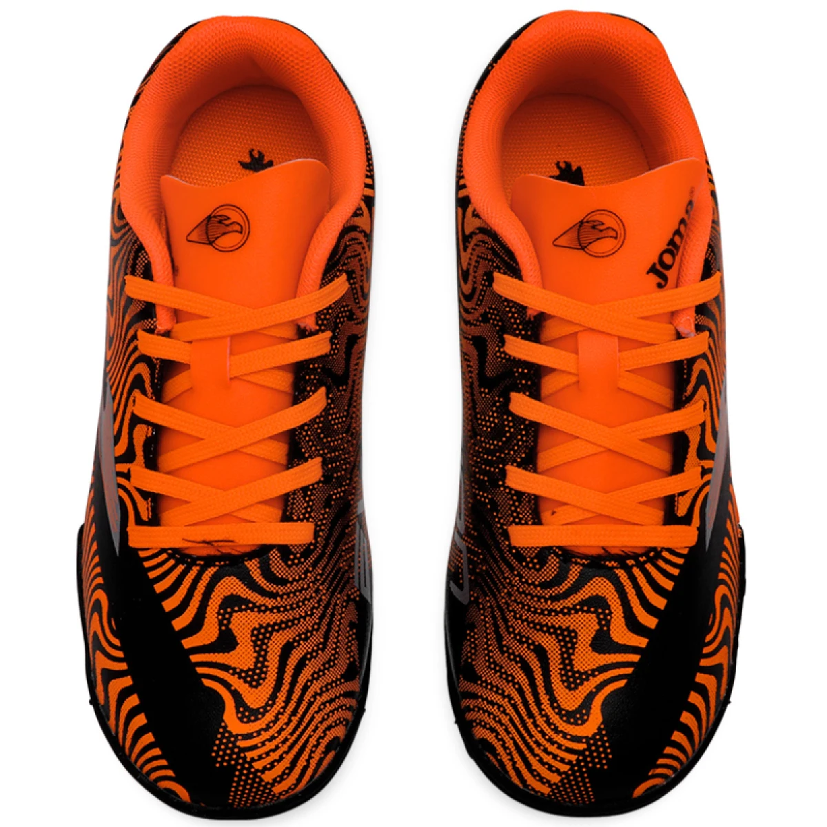 Fiú focicipők turf JOMA Evolution 2501 Jr TF black orange · záber 4
