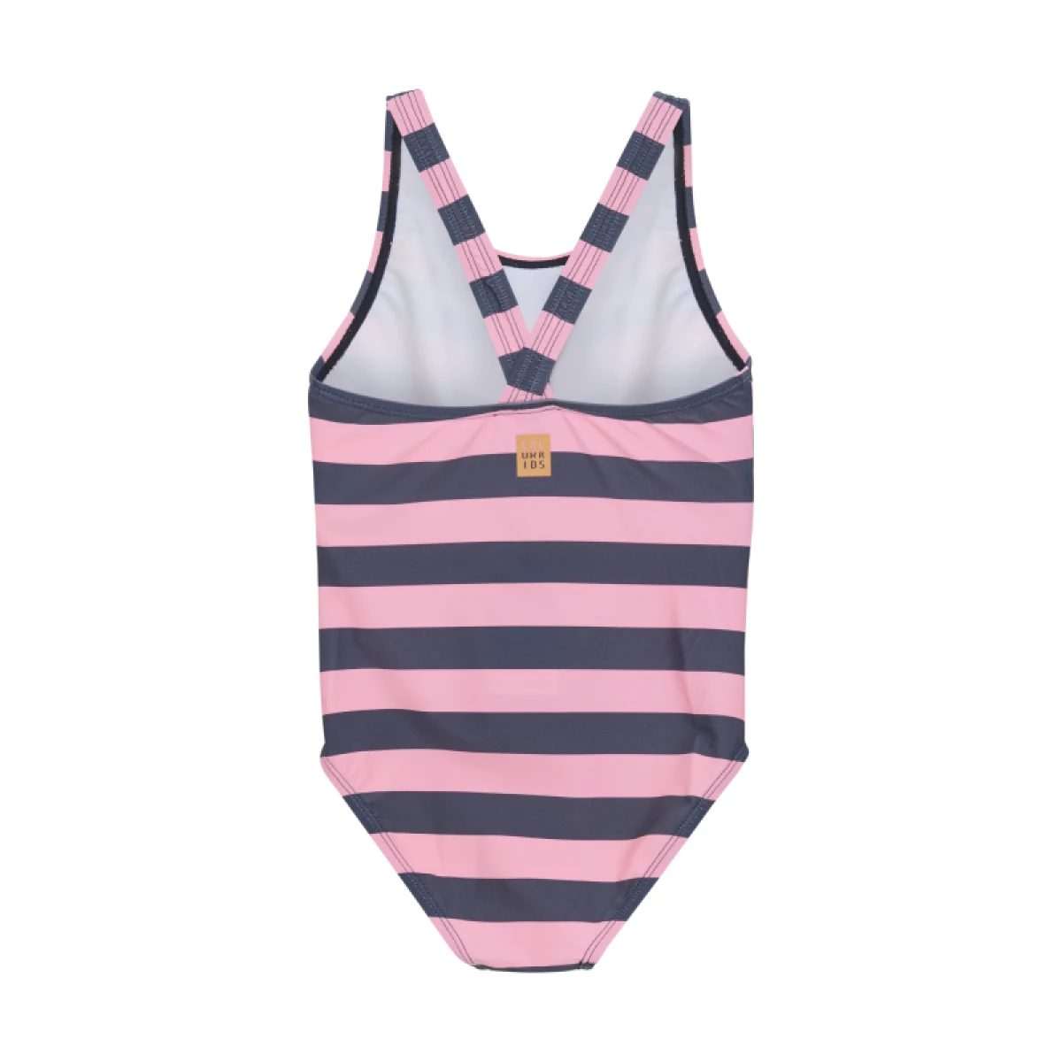 Lány fürdőruhák COLOR KIDS Swimsuit W. Chestprint, AOP, vintage indigo · záber 2