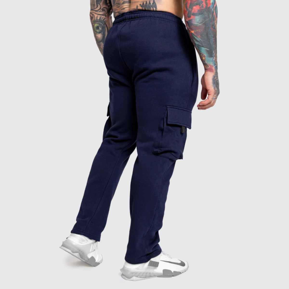 Férfi melegítőnadrág Iron Aesthetics Utility, navy · záber 4