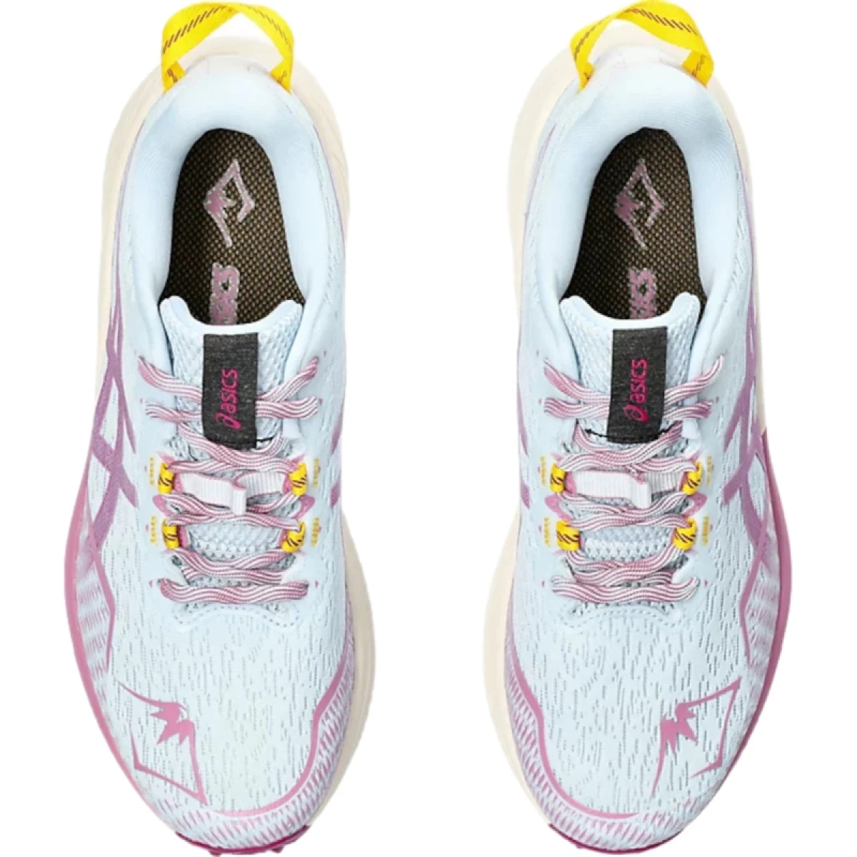 Női terepfutó cipő ASICS Fuji Lite 4 light blue blackberry · záber 3