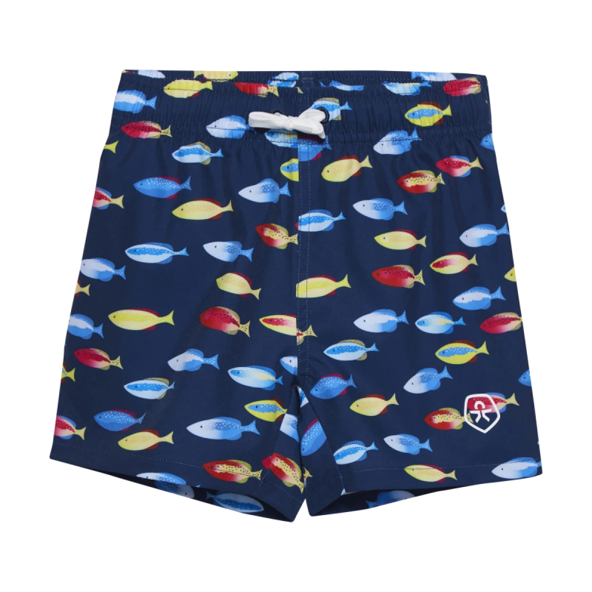 Fiú úszónadrágok COLOR KIDS Swim Shorts - AOP, goji berry 720140.4552 · záber 2