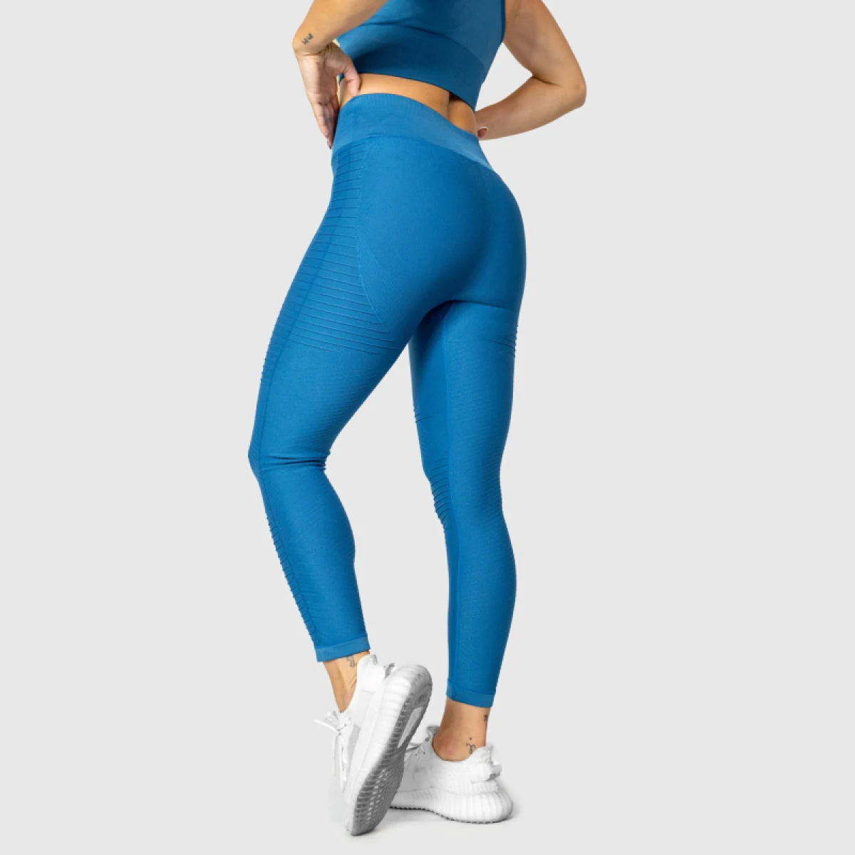 Varrás nélküli leggings Iron Aesthetics Dynamic, ink blue · záber 3