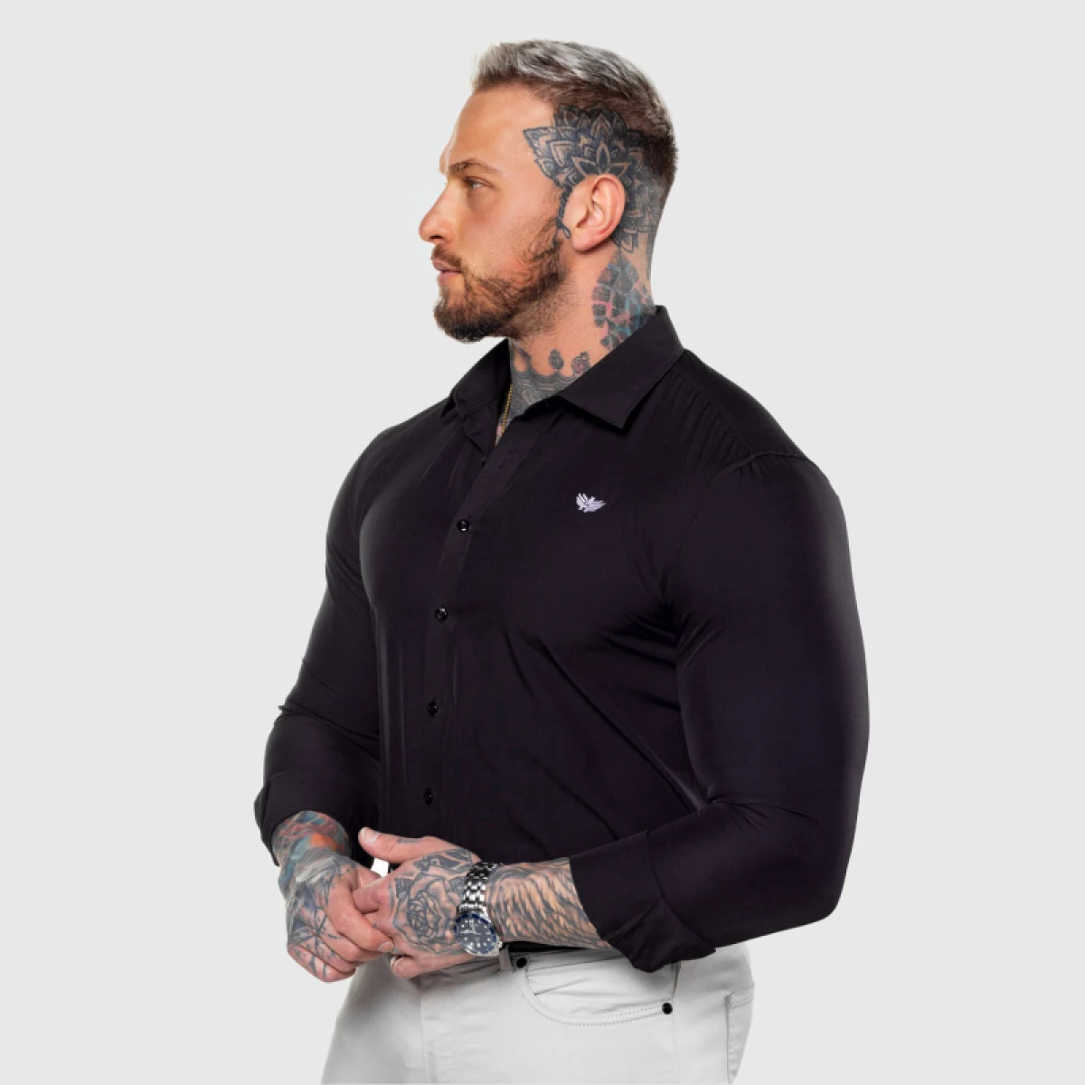 Sztreccs ing Iron Aesthetics Slim Stretch, fekete · záber 5