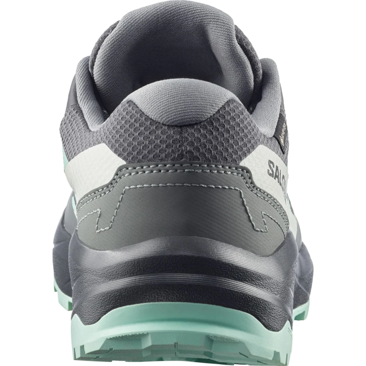 Női alacsony túracipő SALOMON Outscape GTX W asphalt clearly aqua lichen · záber 5