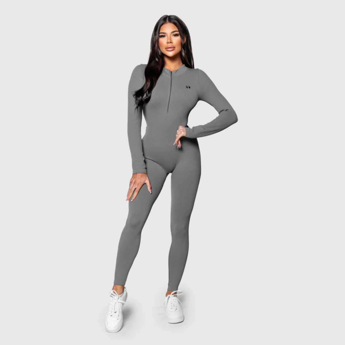Női bordázott overál Iron Aesthetics Rib Lady, szürke · záber 2