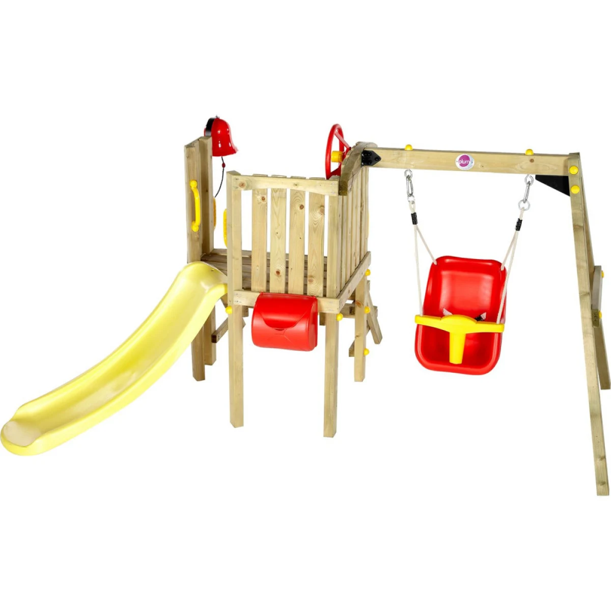 Buffalo Tower wood fa játszótér csecsemők és kisgyermekek számára · záber 1