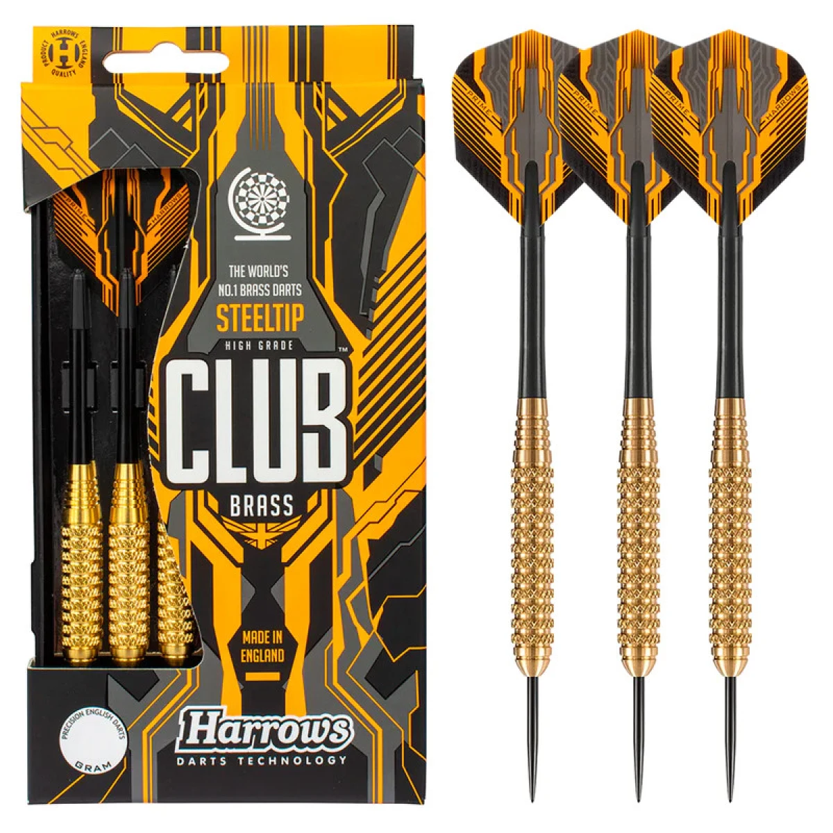 Dart szett Harrows steel Club Brass 18g · záber 4
