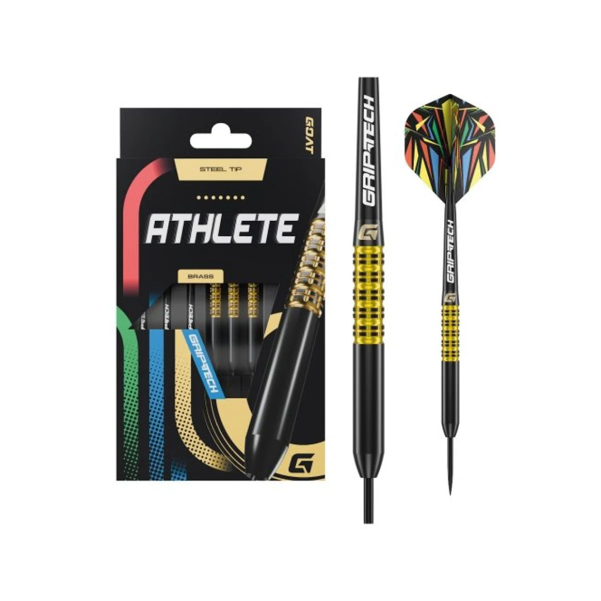 Darts szett GOAT Athlete Green steel réz, 10g · záber 5