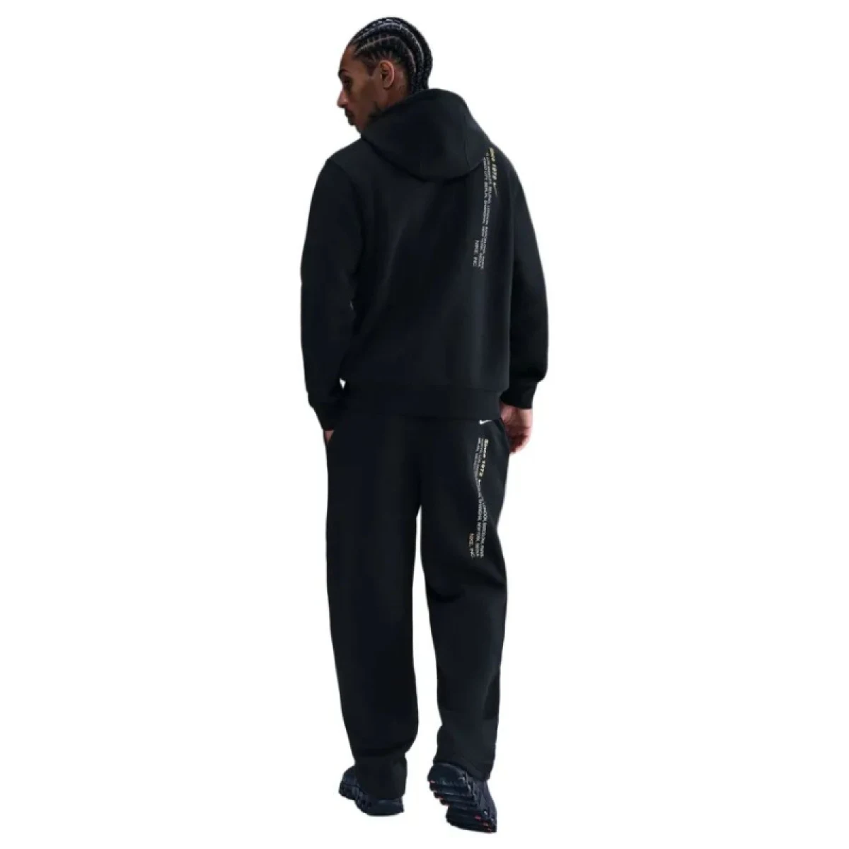 Férfi kapucnis pulóver NIKE M NK CLUB BB PO HDY SWSH SPORT BLACK METALLIC GOLD · záber 5
