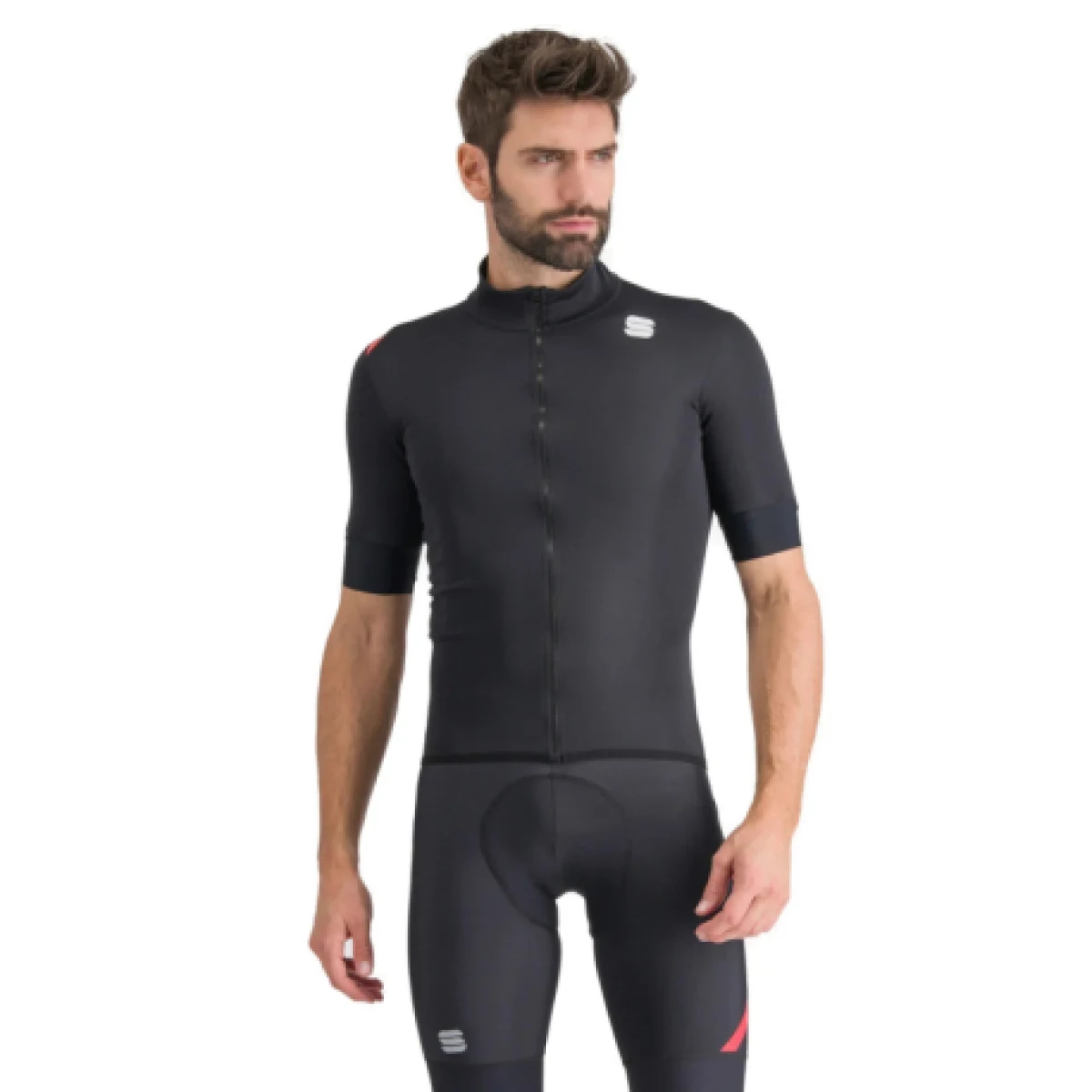 Férfi kerékpáros dzseki SPORTFUL Fiandre light no rain jacket s, black · záber 1