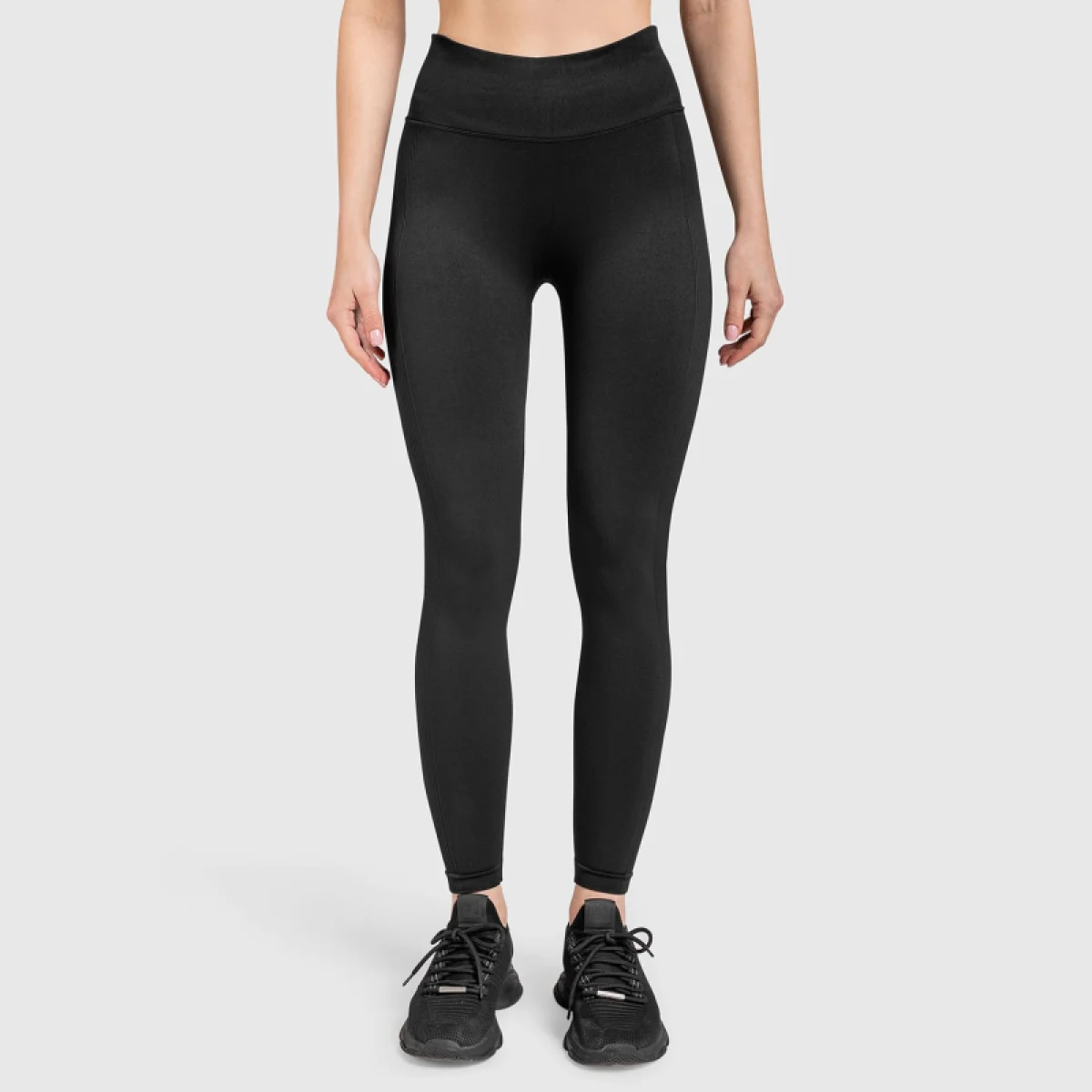 Varrás nélküli fitness szett Iron Aesthetics Seamless Butt, fekete · záber 4