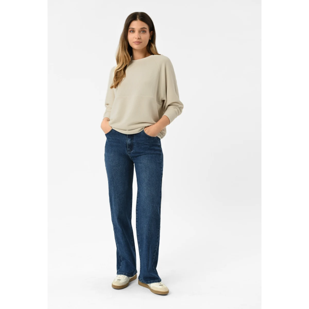 Női kapucnis pulóver VOLCANO B-MINK-CREAM · záber 3