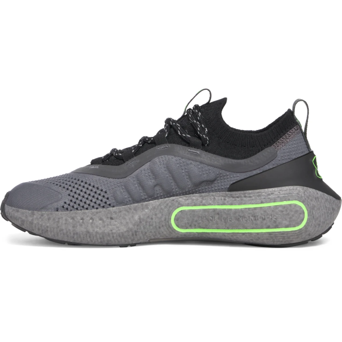 Férfi szabadidőcipő UNDER ARMOUR UA U Phantom 4 RFLCT castlerock black hyper green · záber 2