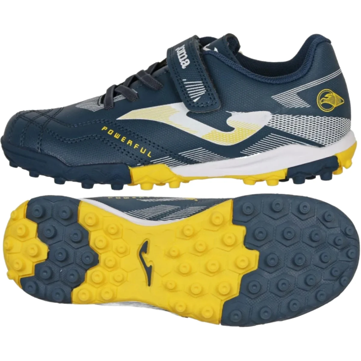 Fiú focicipők turf JOMA Powerful 2603 K TF navy blue - Szín: modrá · záber 4
