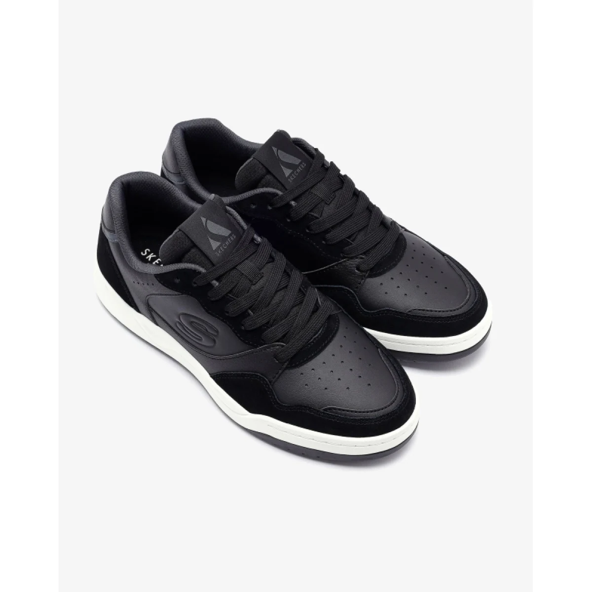 Férfi szabadidőcipő SKECHERS Koopa Court Volley Low Varsity black · záber 4