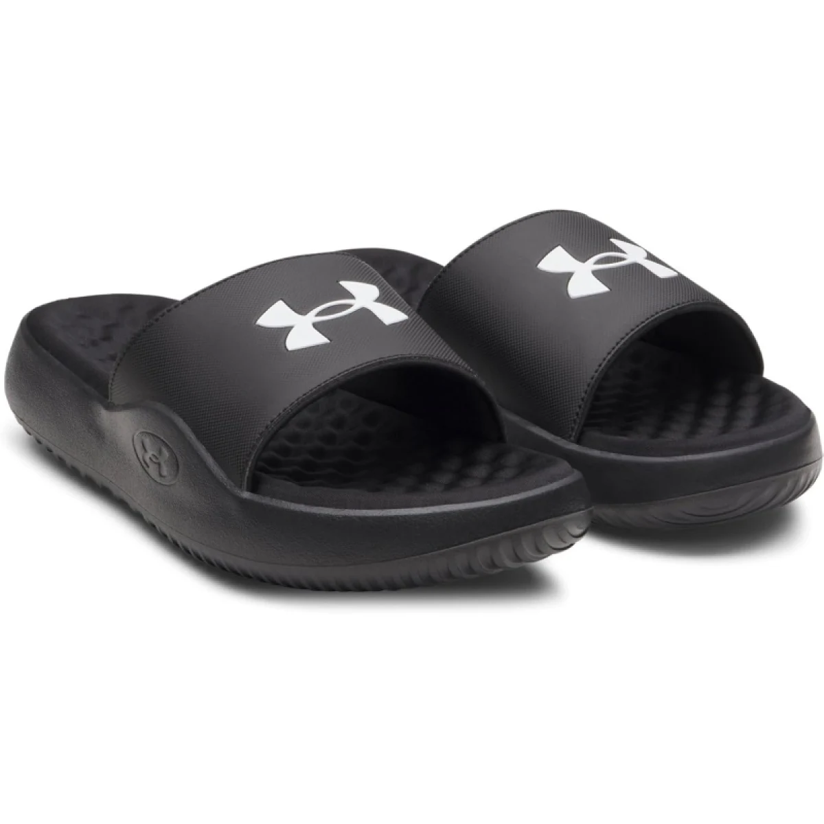 Férfi papucsok (strandcipők) UNDER ARMOUR UA Ignite Pro 8 Fix M black black white · záber 4