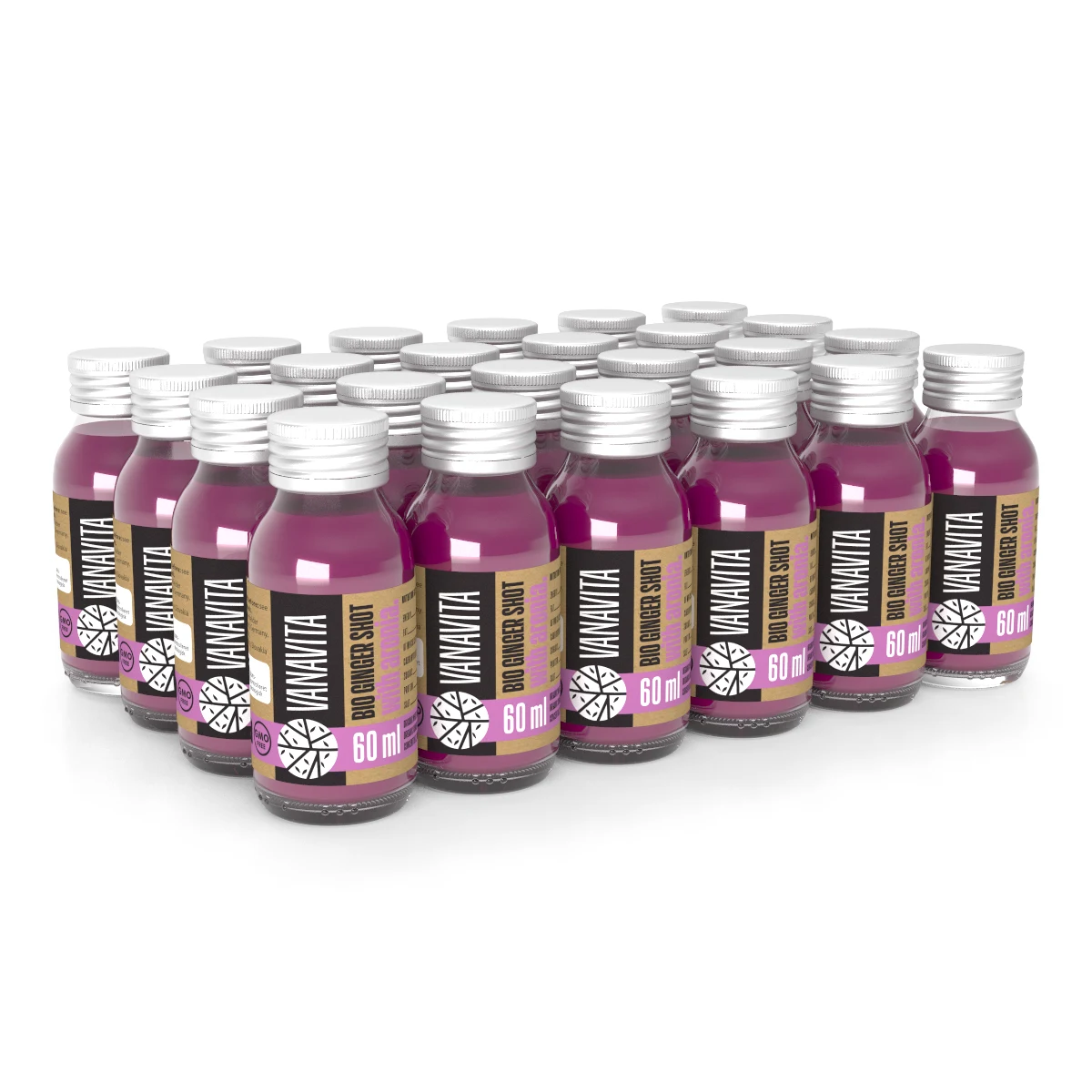 VanaVita BIO Ginger Shot Berkenye - Íz: Ízesítetlen | Vek: Felnőtt | Tömeg: 1,44 g · záber 1