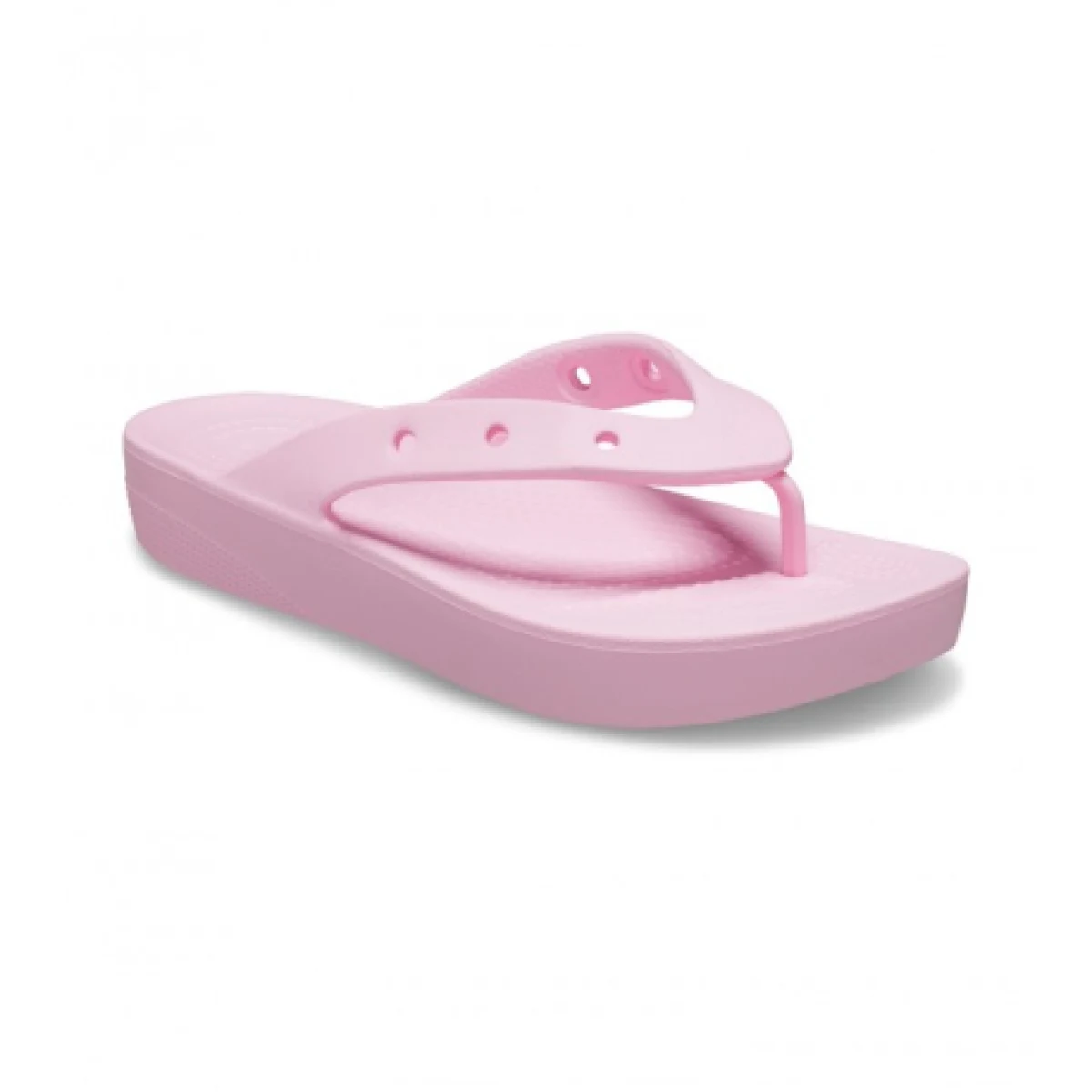 Női papucsok (strandcipők) CROCS Classic Platform Flip W flamingo · záber 1