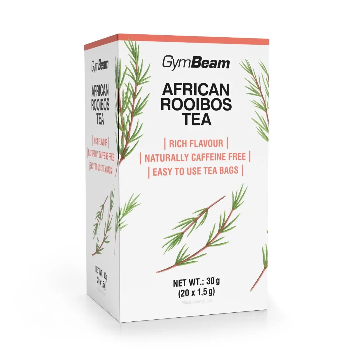 GymBeam African rooibos tea · záber 1