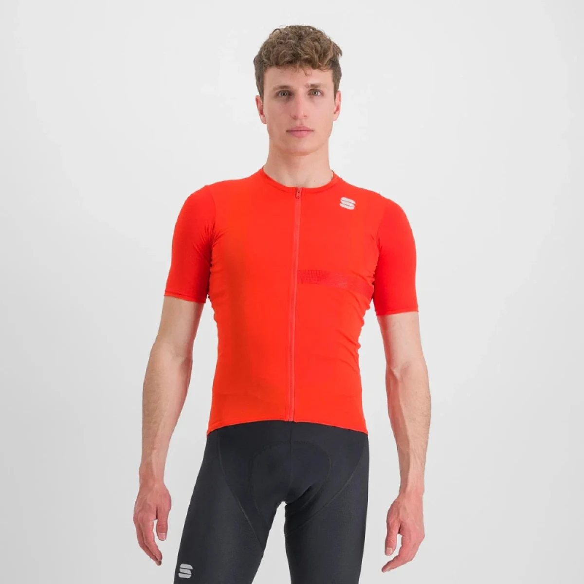 Férfi rövidujjú kerékpáros mez SPORTFUL Matchy short sleeve jersey, chili red · záber 2
