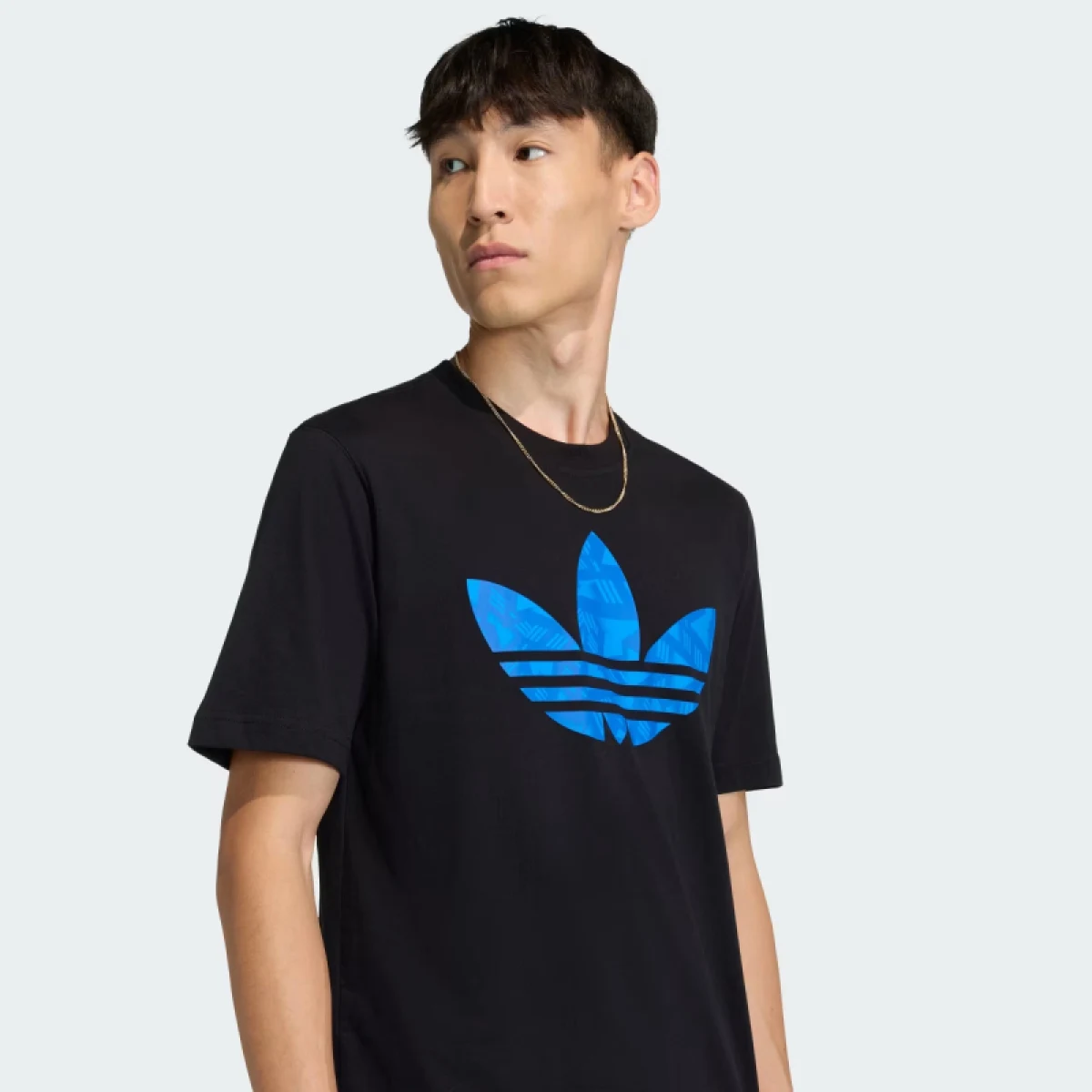 Férfi rövid ujjú póló ADIDAS ORIGINALS GFX T BLACK · záber 5
