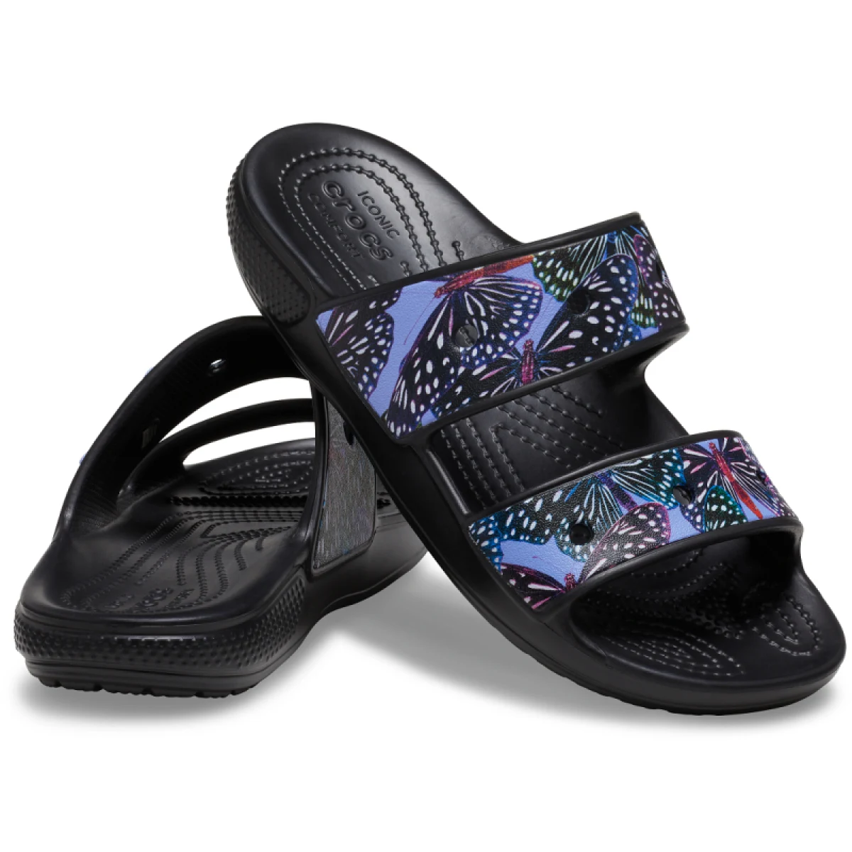 Szandálok CROCS Classic Crocs Butterfly Sandal black multi · záber 5