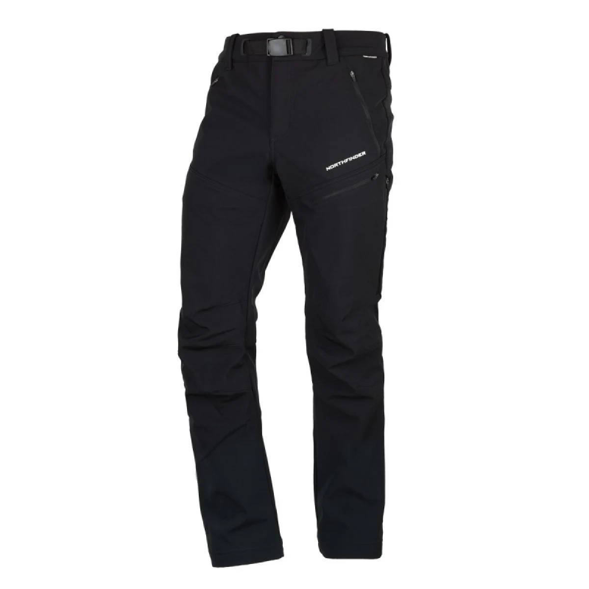 Férfi túrázó Softshell nadrágok NORTHFINDER GUSTAVE-269black · záber 3