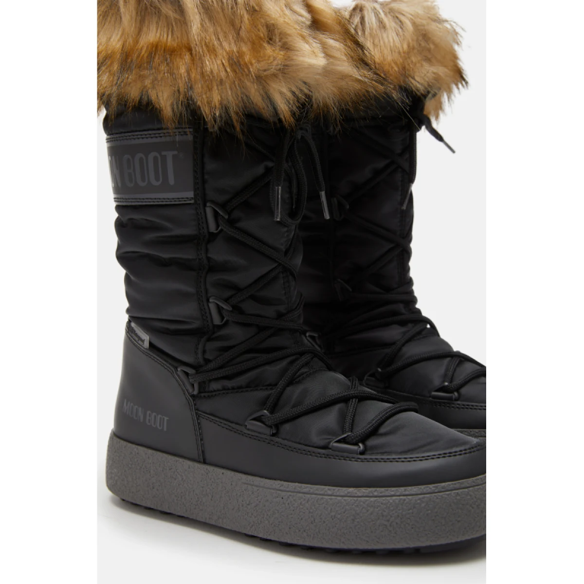 Női magas téli csizmák MOON BOOT MB LTRACK MONACO WP-N001 BLACK · záber 3