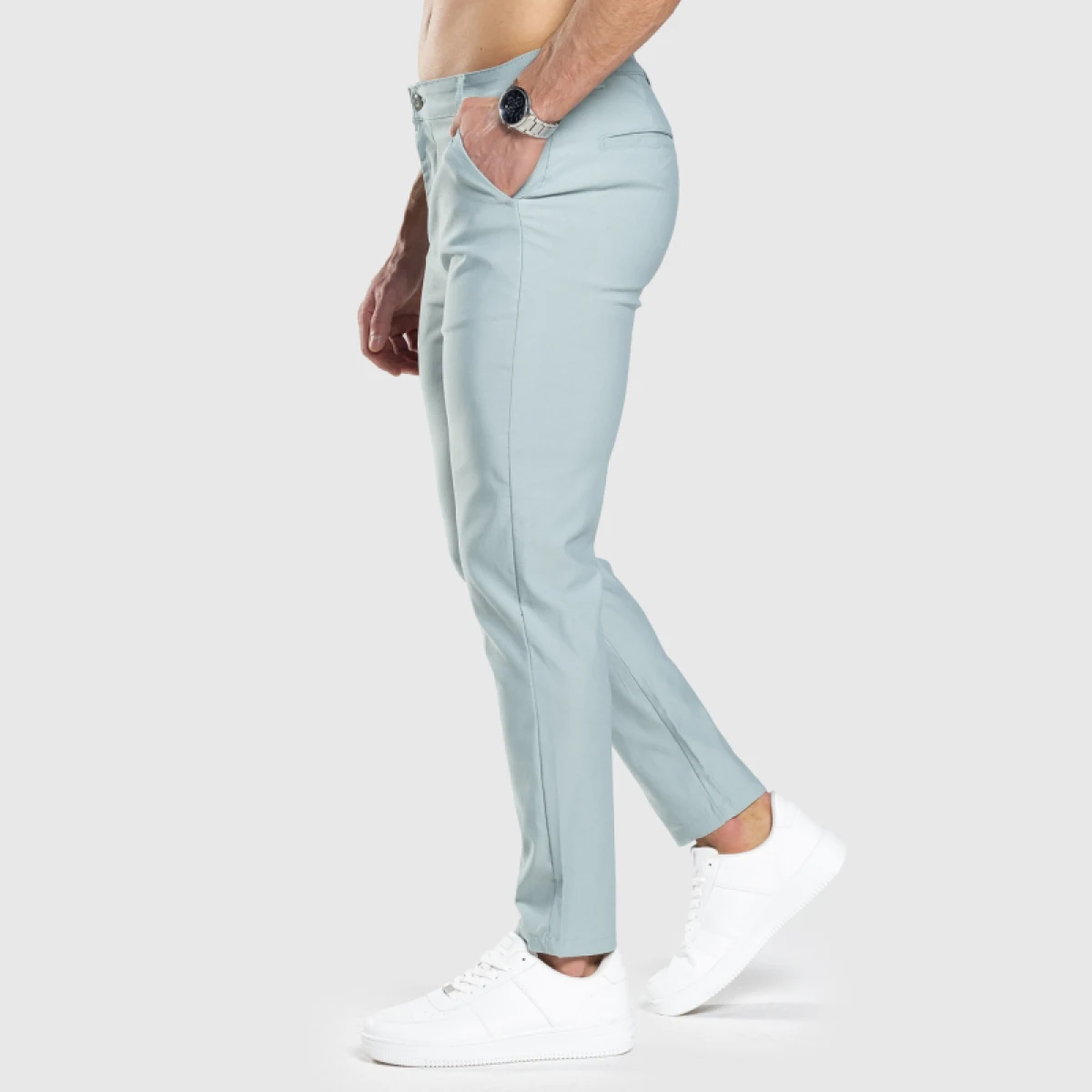 Sztreccs nadrág Iron Aesthetics Classy, zöld · záber 5