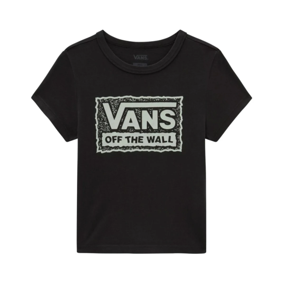Női rövid ujjú póló VANS RUGGED BOX LOGO MINI-Black · záber 5