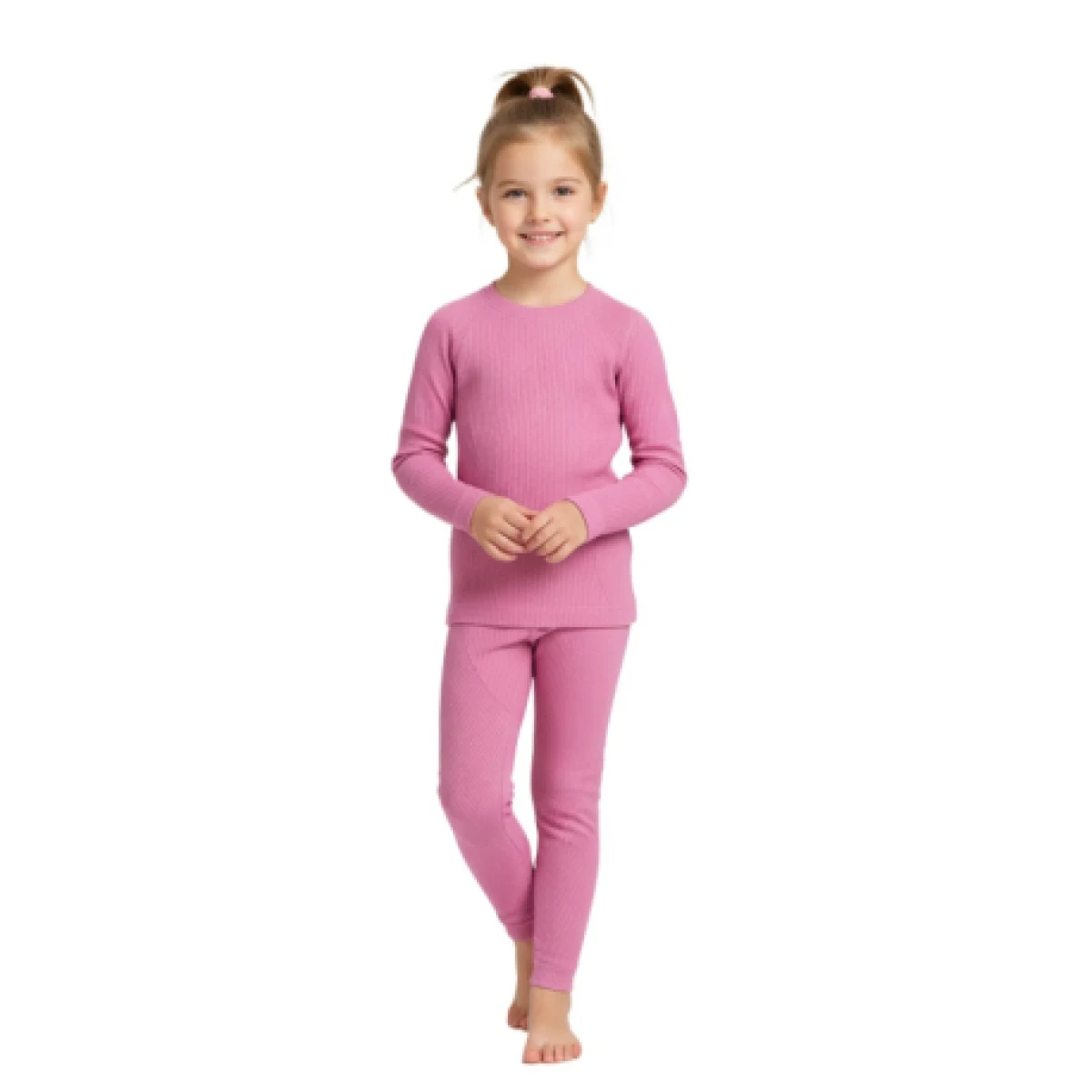 Lányi thermo fehérnemű felső és alsó rész 4F JUNIOR SEAMLESS UNDERWEAR F251-4FJWAW25USEAF251-55S-HOT PINK - Pohlavie: Gyerek · záber 1