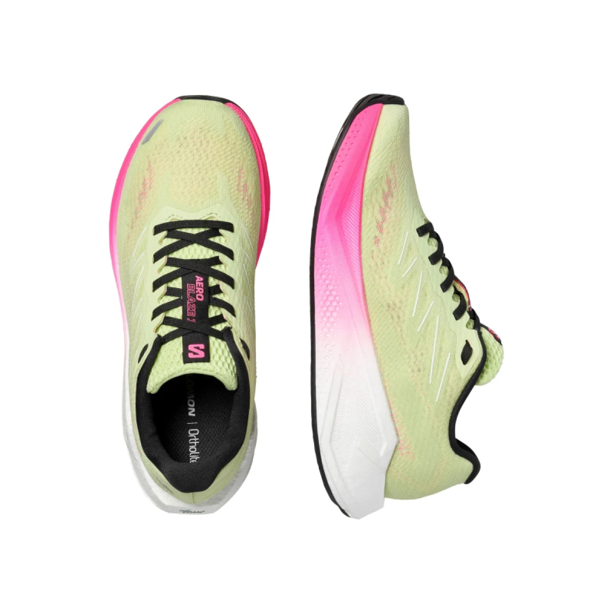 Női futócipő SALOMON Aero Blaze 3 W butterfly white knockout pink · záber 4