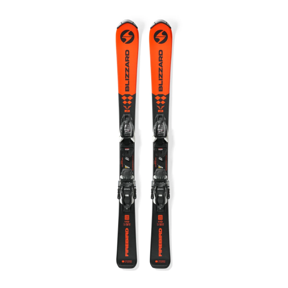 Junior sílécek pályára - on piste kötéssel BLIZZARD Firebird JR + FDT JR 7, orange · záber 2