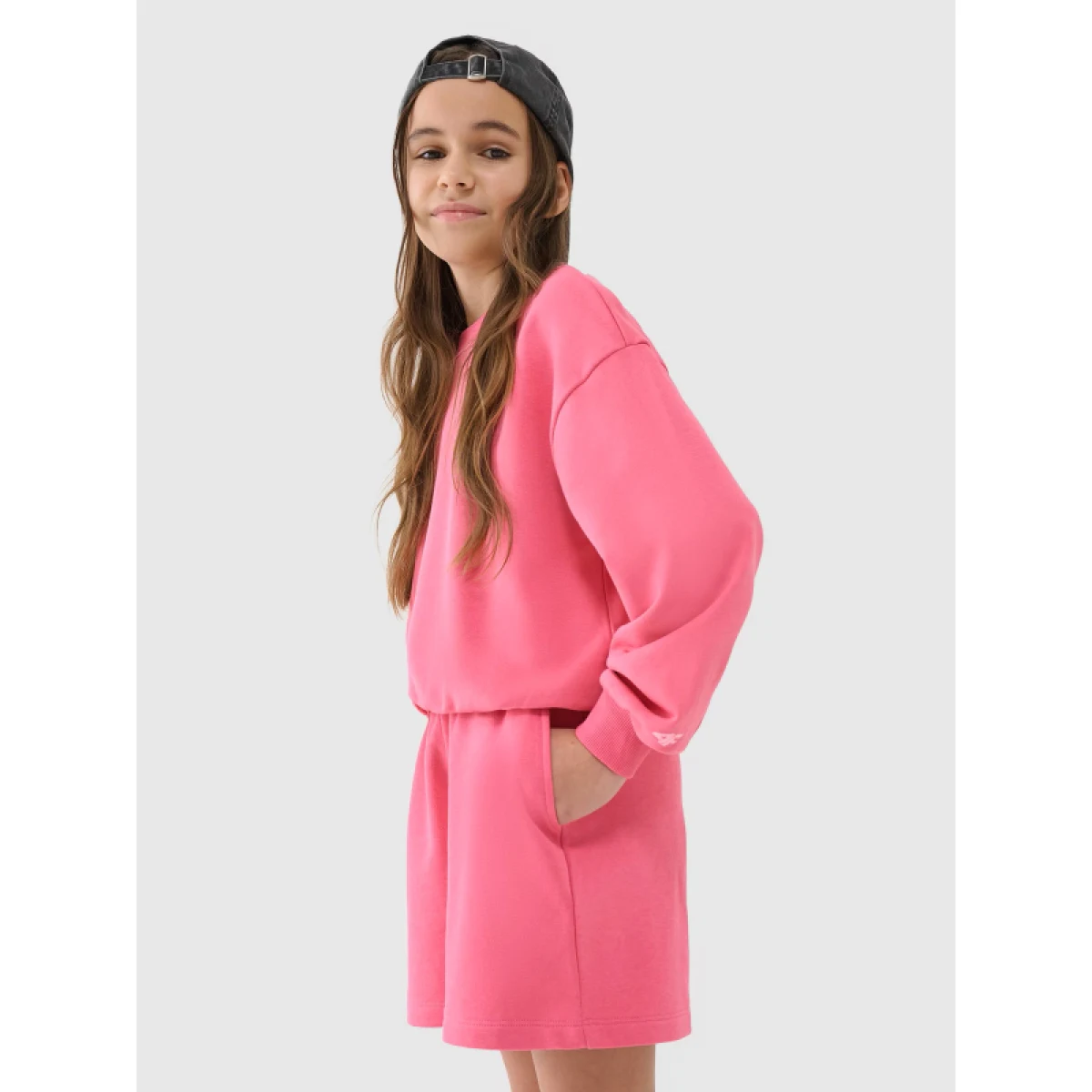 Lány pulóver 4F JUNIOR SWEATSHIRT F1479-54S-PINK · záber 3