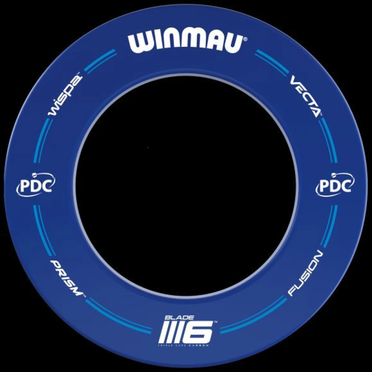 FALVÉDŐ DART TÁBLA KÖRÉ, WINMAU PDC LOGÓS KÉK · záber 1