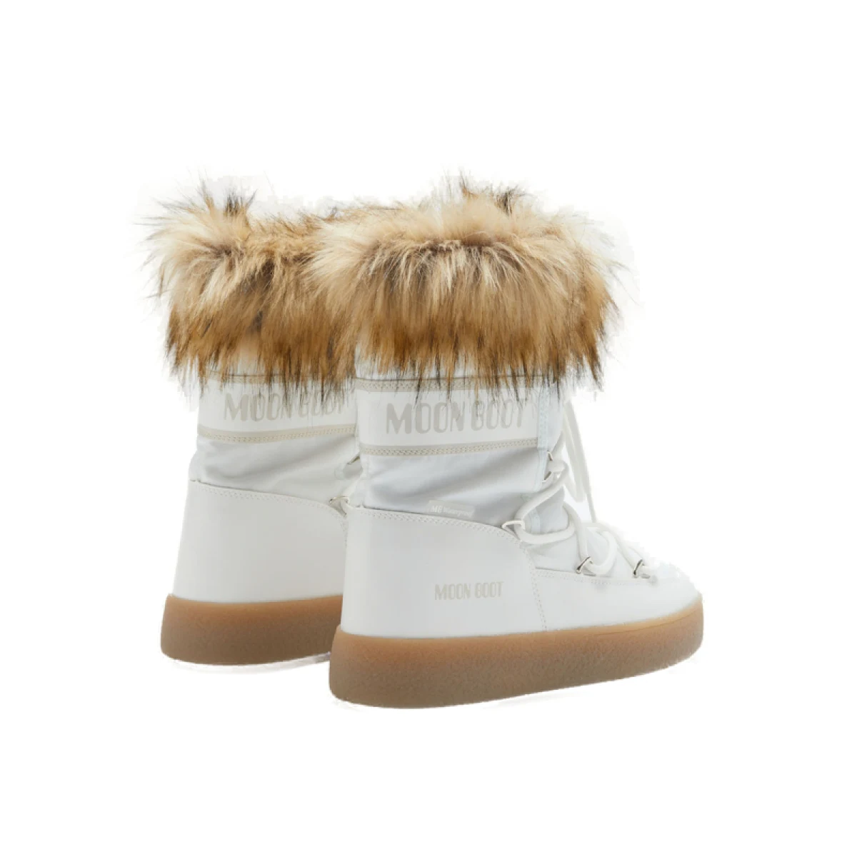 Női bokacsizmák télen MOON BOOT LTRACK MONACO LOW WP, 002 white · záber 3