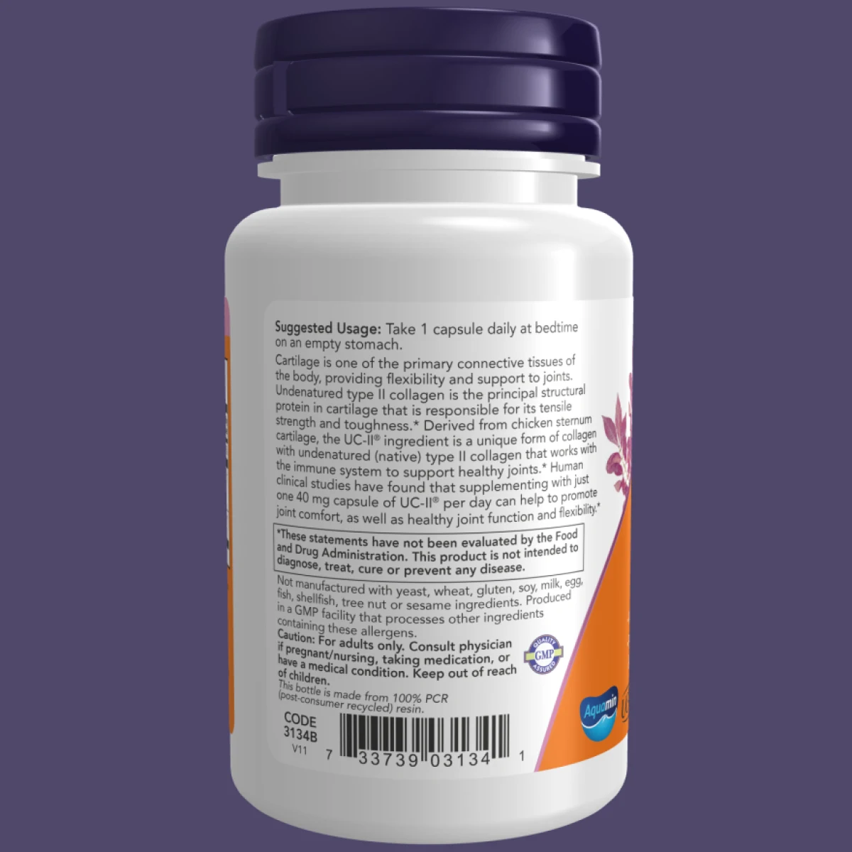 UC-II® Type II Collagen - 120 Veg Capsules · záber 2