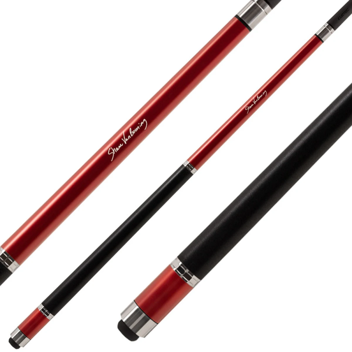 POOL DÁKÓ 2 RÉSZES CUETEC CYNERGY CT-15K CARBON, RUBY-RED, 3/8X14 · záber 1