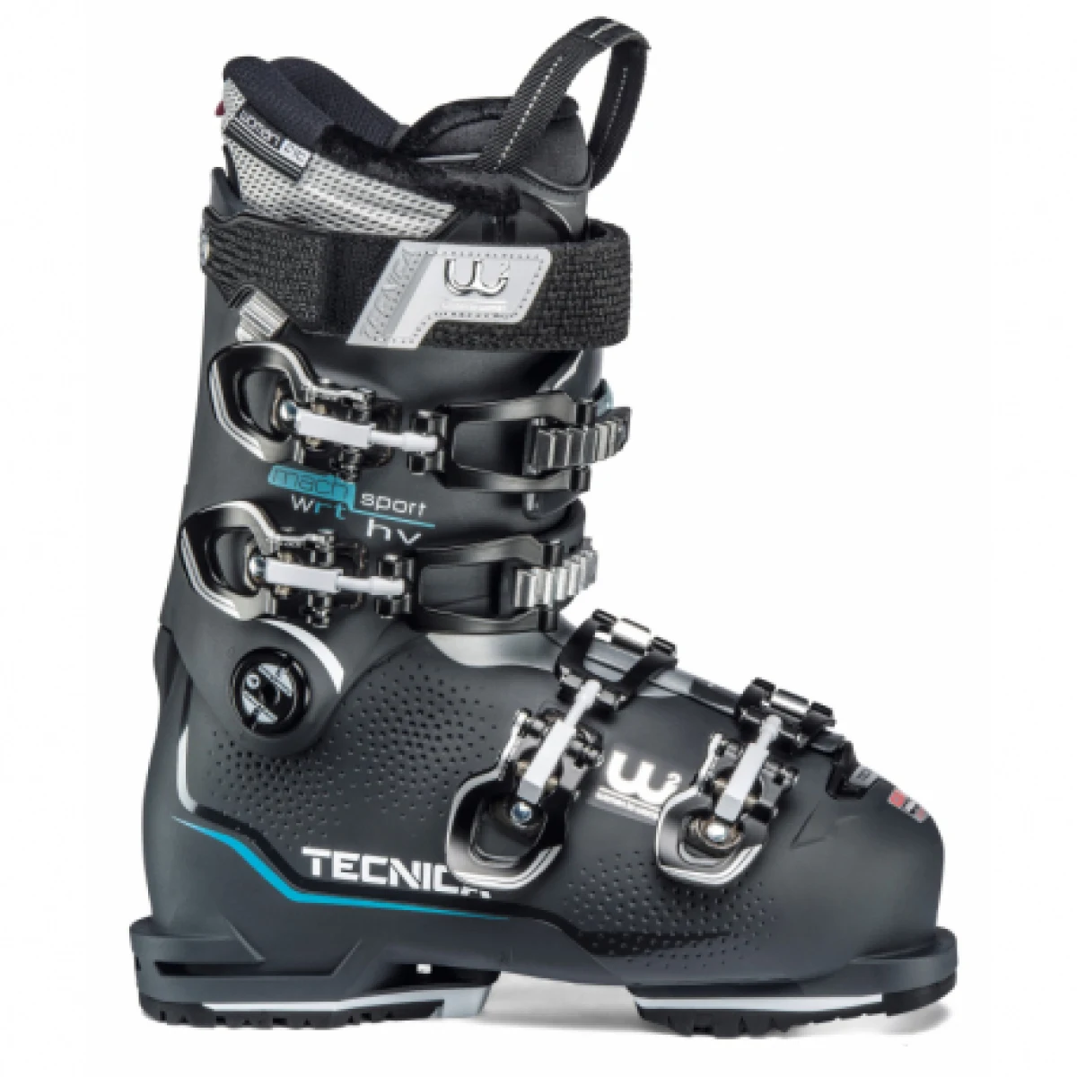 Női sícipők lesiklópályára - on piste TECNICA Mach Sport 75 HV W RT, graphite, rental · záber 1