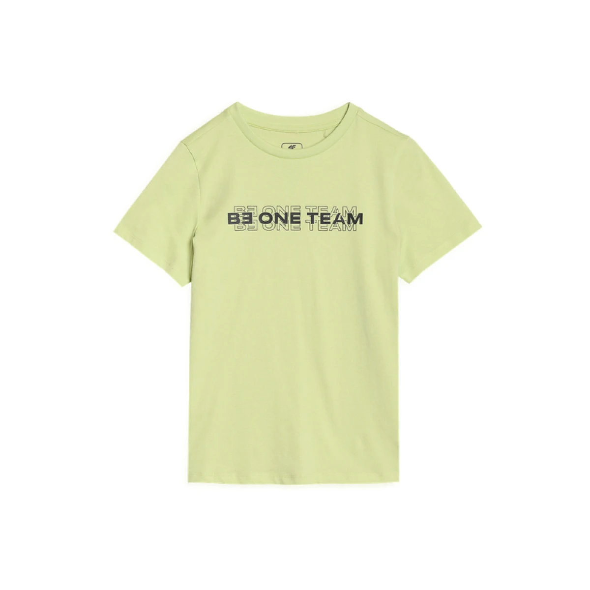 Fiú póló rövid ujjú 4F JUNIOR TSHIRT M2186-45N-CANARY GREEN NEON - Pohlavie: Gyerek · záber 5