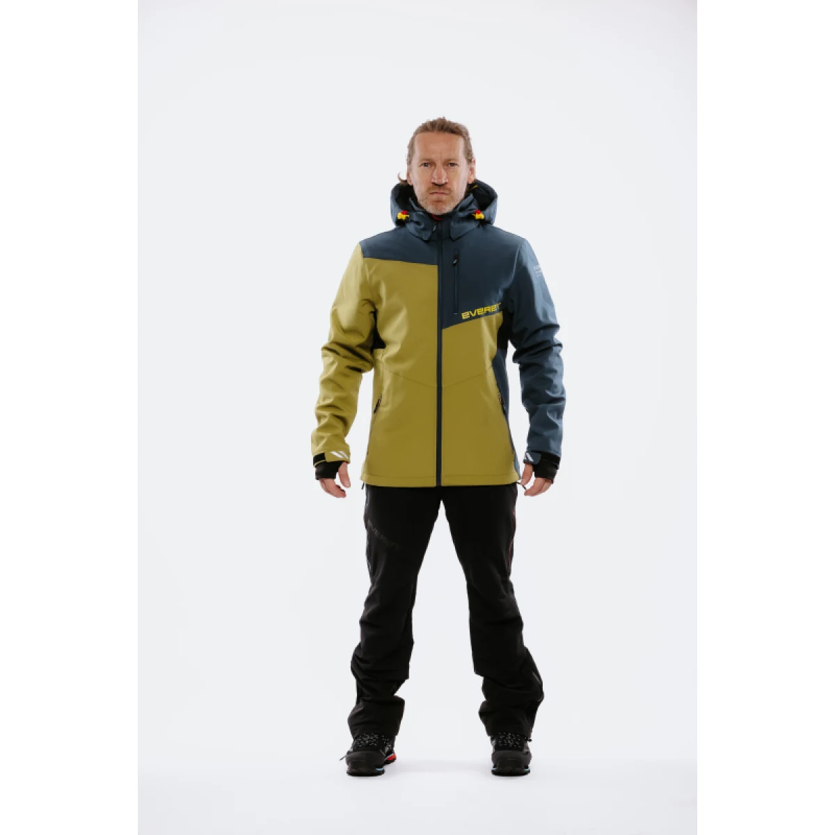 Férfi túrázó Softshell dzseki EVERETT ShellX jckt M green · záber 4