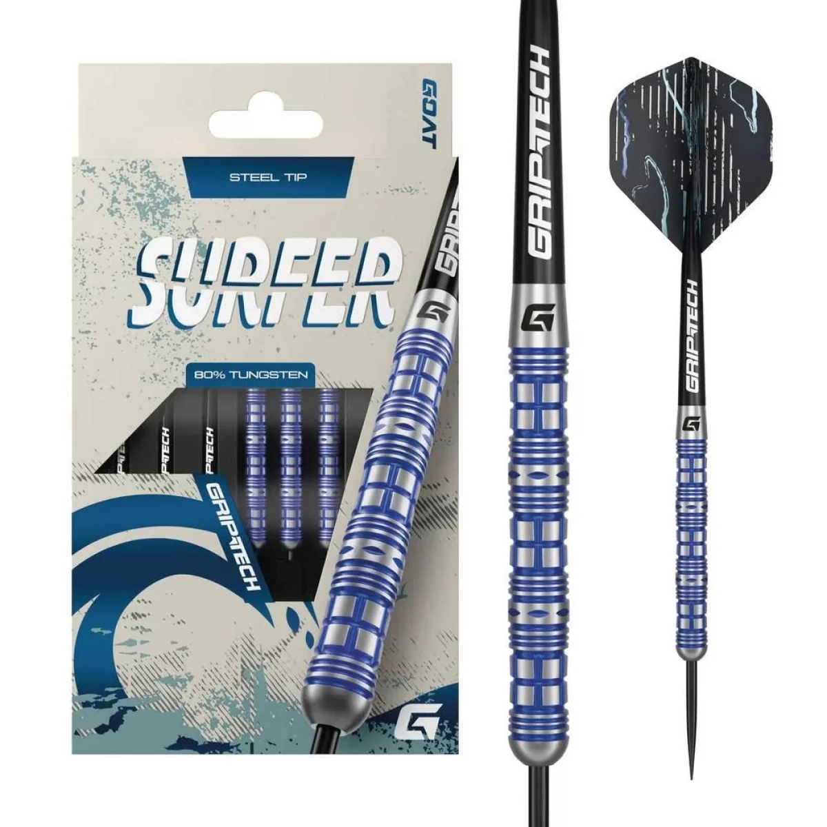 Darts szett steel GOAT Surf, 22g, 90% · záber 1