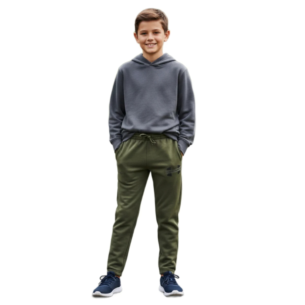 Fiú melegített melegítőnadrágok UNDER ARMOUR UA Rival Flc Cblck Grphc Jgr · záber 12