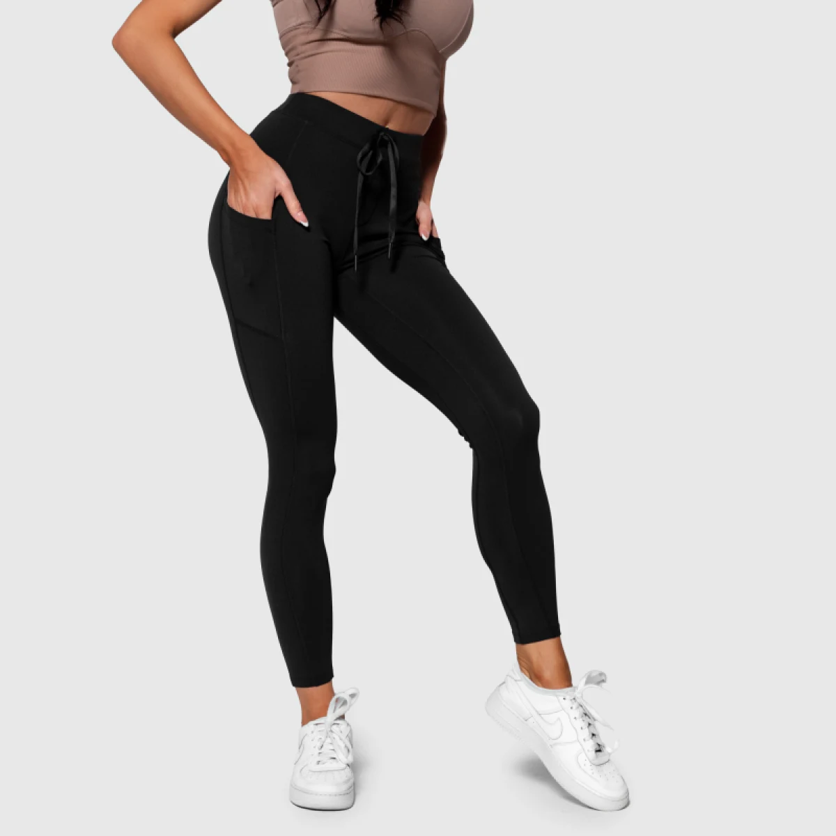 Sportleggings zsebekkel Iron Aesthetics Active, fekete · záber 2