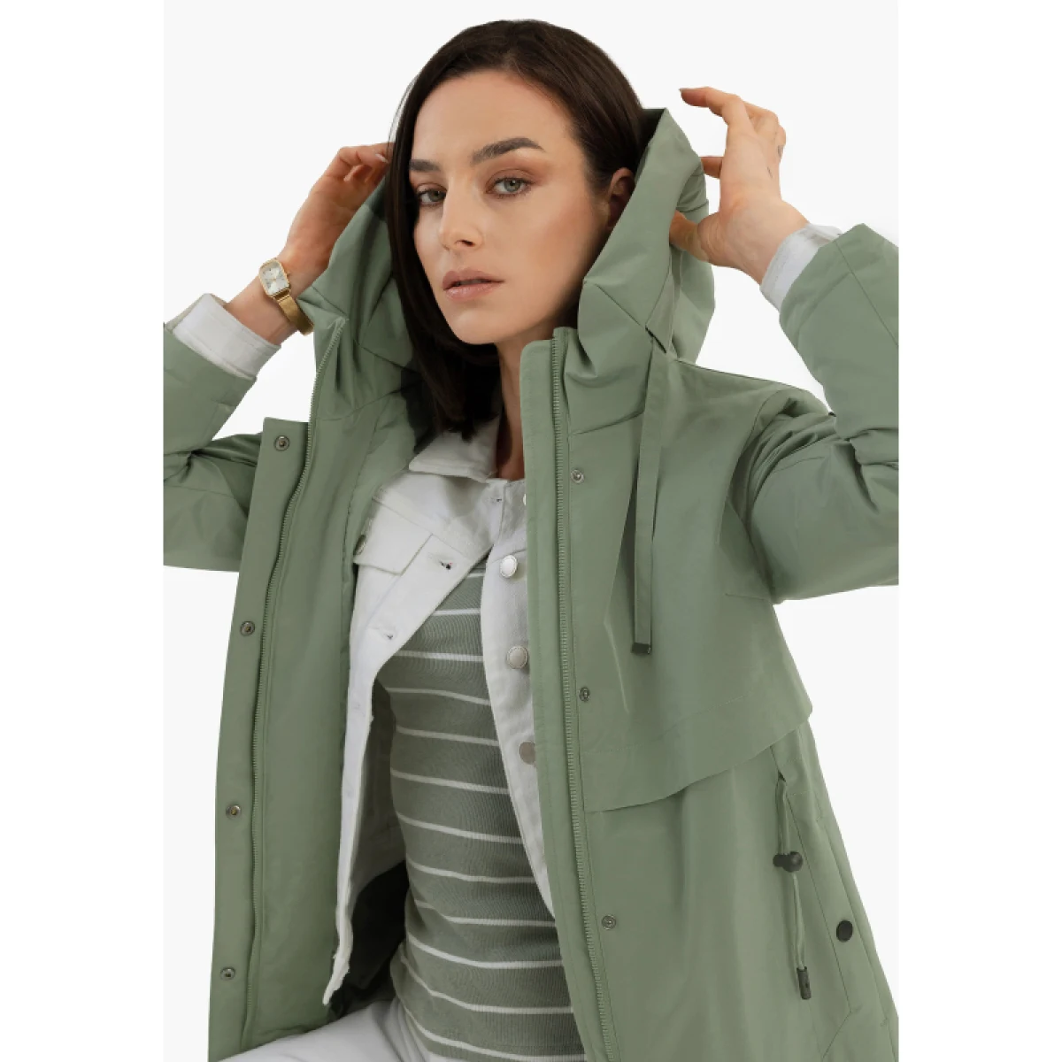 Női kabát VOLCANO J-AGATE-GREY · záber 2