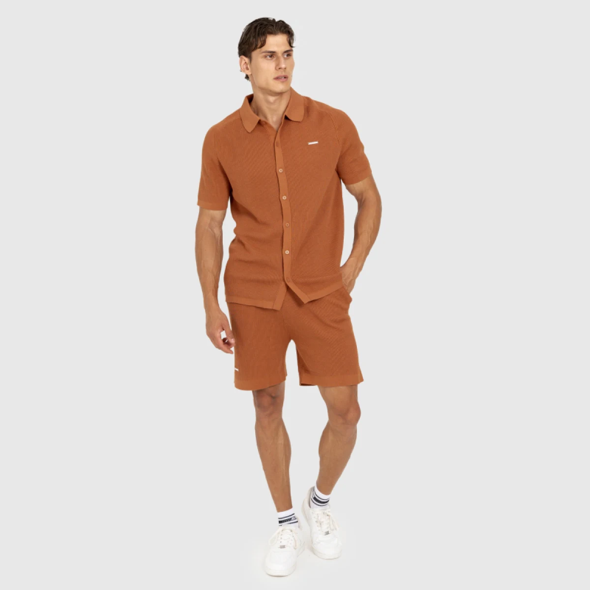 Férfi kötött szett Iron Aesthetics Vibe, rusty · záber 1